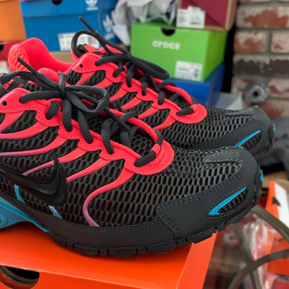 Nike Air Max Torch 4 Running Shoes Black Blue Lagoon 343846-046 Men’s 10.5 - Picture 4 of 10
